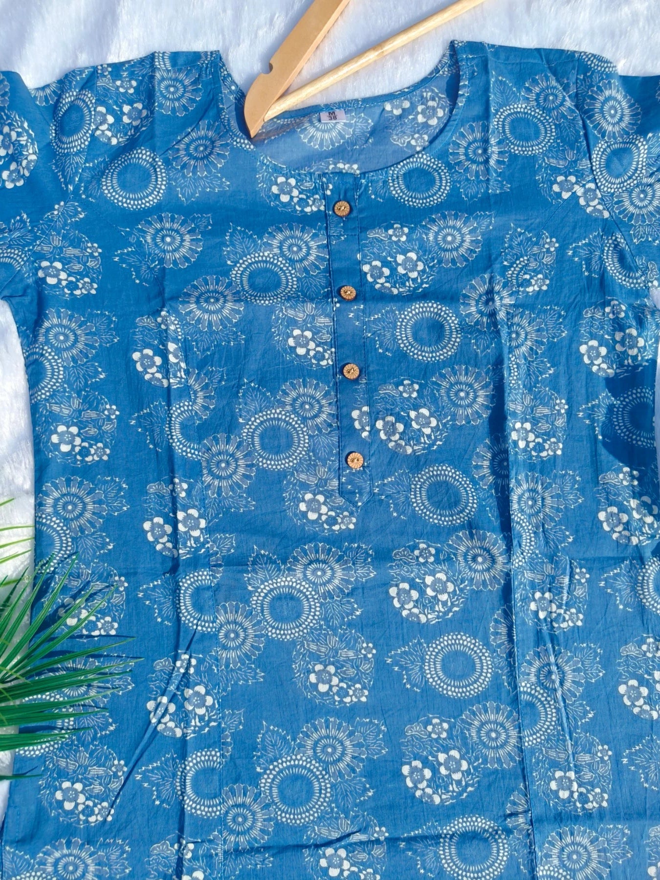 Blue Short Kurta