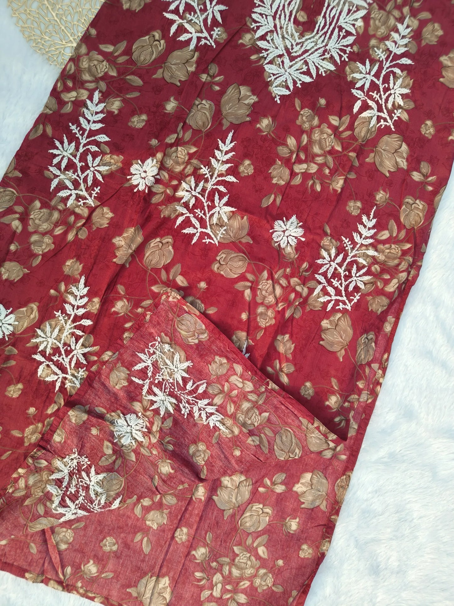 Floral Chikankari Kurta