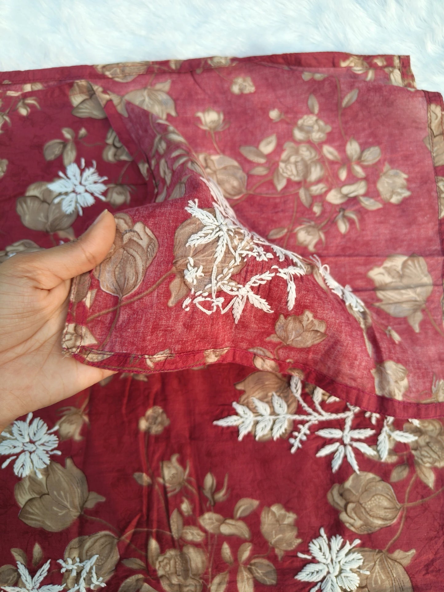 Floral Chikankari Kurta