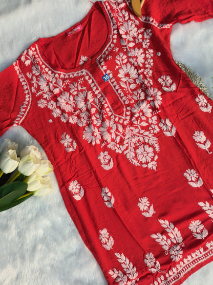 Red Short Kurti