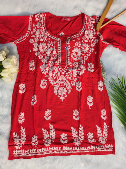 Red Short Kurti