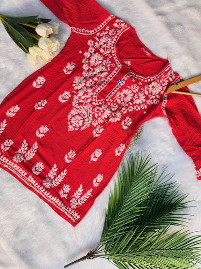 Red Short Kurti