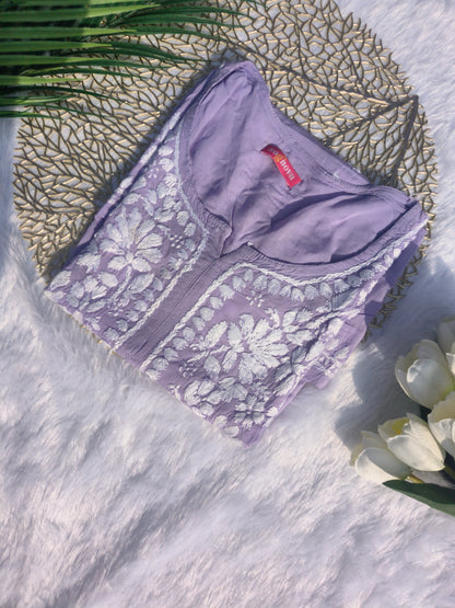 Purple Short Kurti