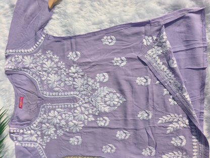 Purple Short Kurti