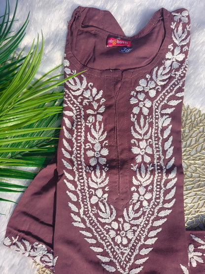 Modal Chikankari Kurta