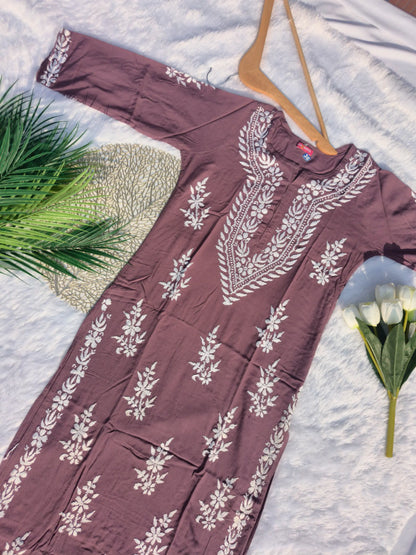 Modal Chikankari Kurta