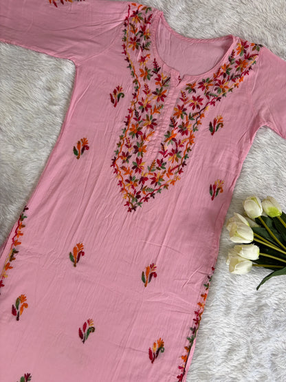 Multi Cotton Chikankari Kurta