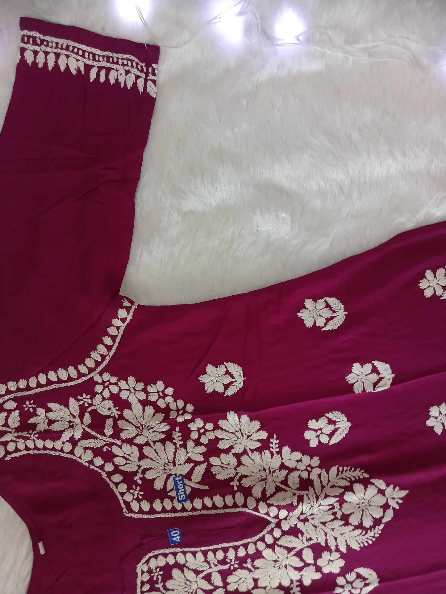 Rani Pink Short Kurti