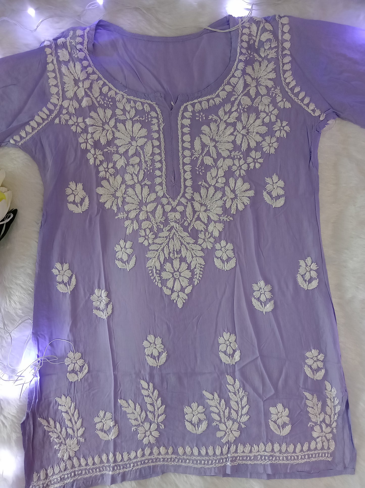 Purple Short Kurti