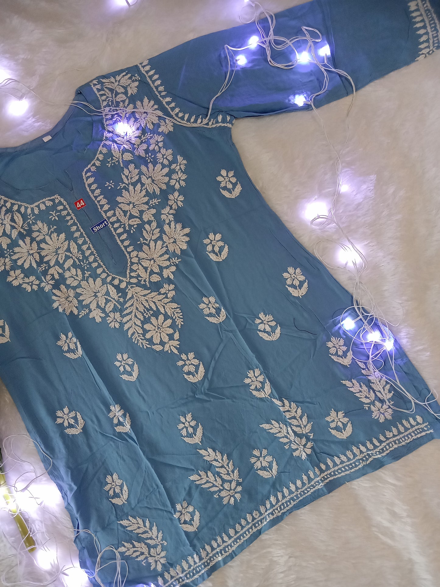 Blue Short Kurti