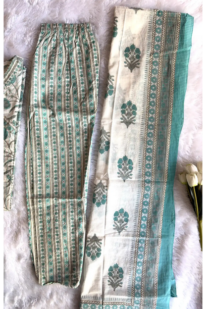 Angrakha Kurta  Set with Dupatta