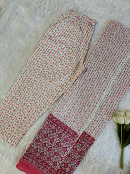 Printed Naira Kurta Set with Dupatta
