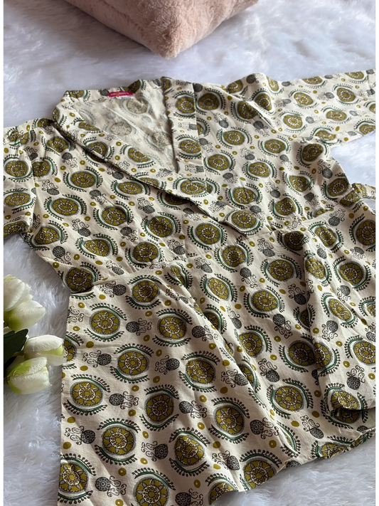 Angrakha Printed Coord Set