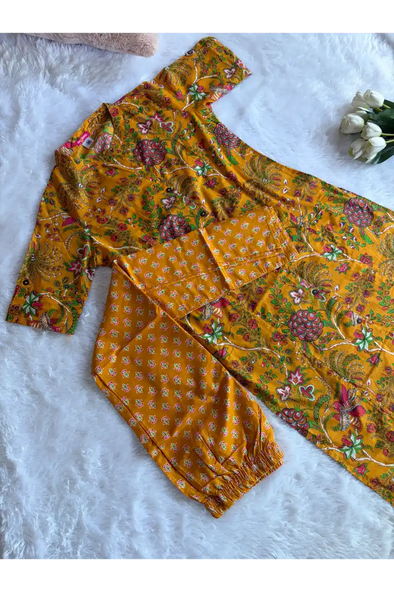 Yellow Kurta  Set