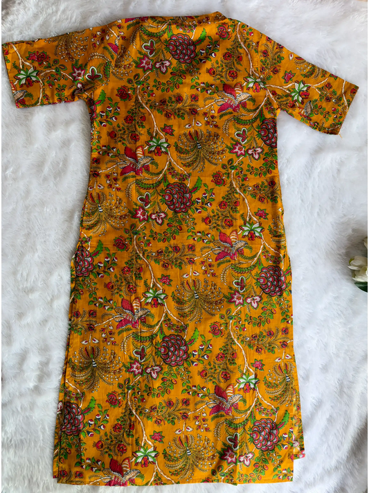 Yellow Kurta  Set