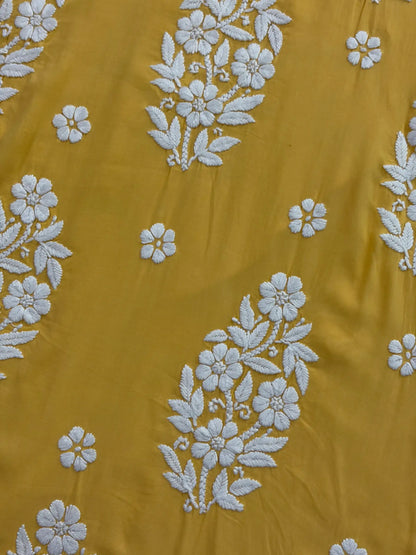 Yellow Chikankari Kurta