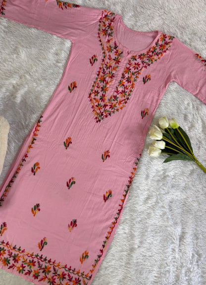 Multi Cotton Chikankari Kurta