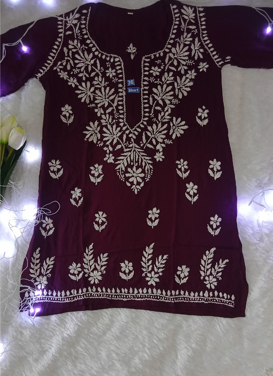 Coffee Short Kurti