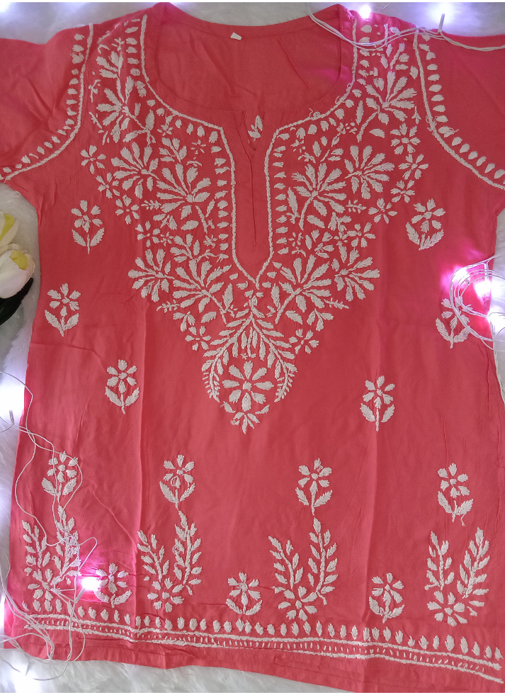 Orange Short Kurti