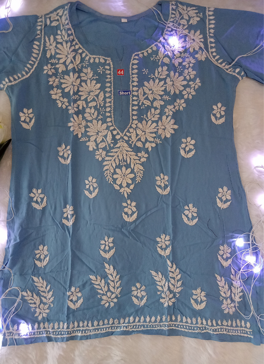 Blue Short Kurti