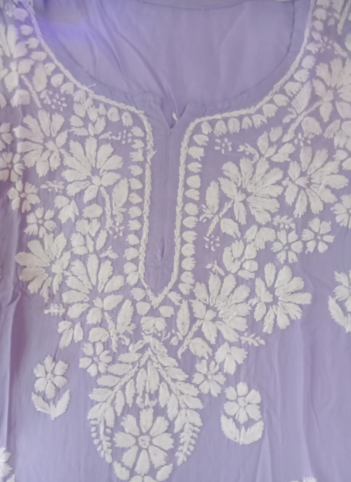 Purple Short Kurti