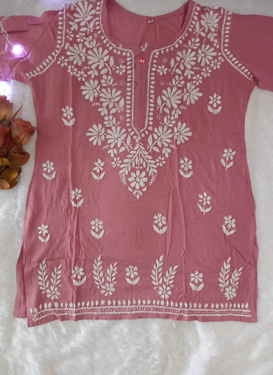 Rose Gold Short Kurti