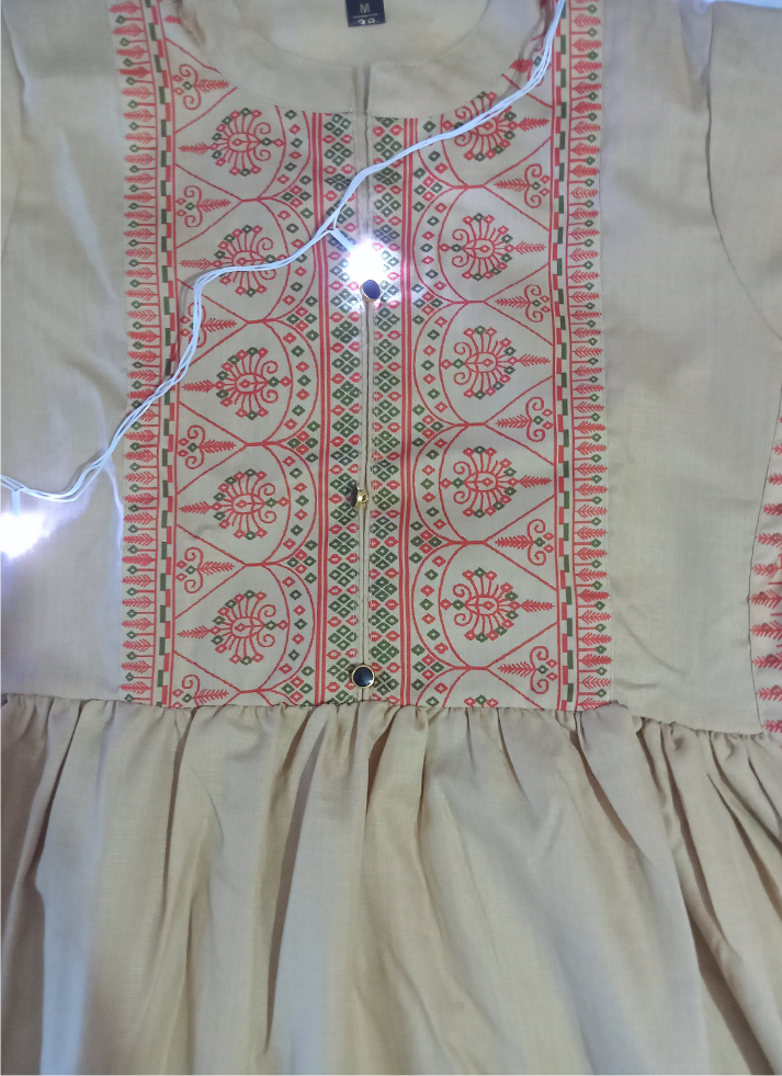 Brown Naira Kurta  Set