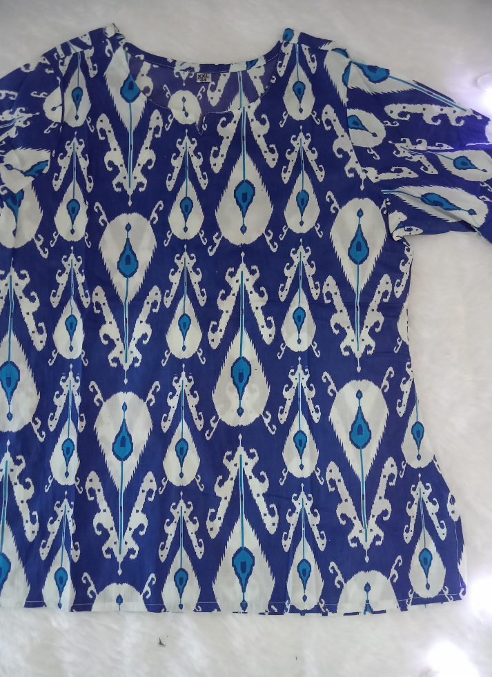 Blue Short Kurti