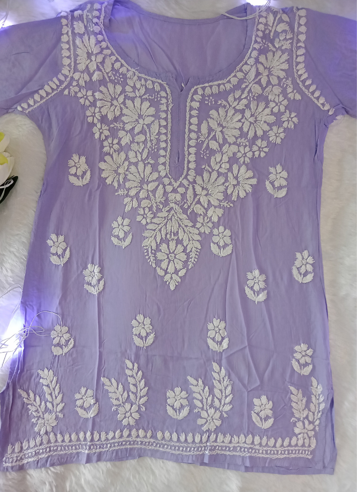 Purple Short Kurti