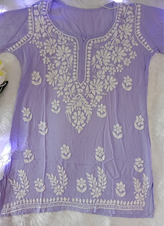 Purple Short Kurti