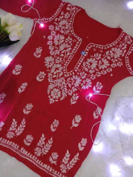 Red Short Kurti