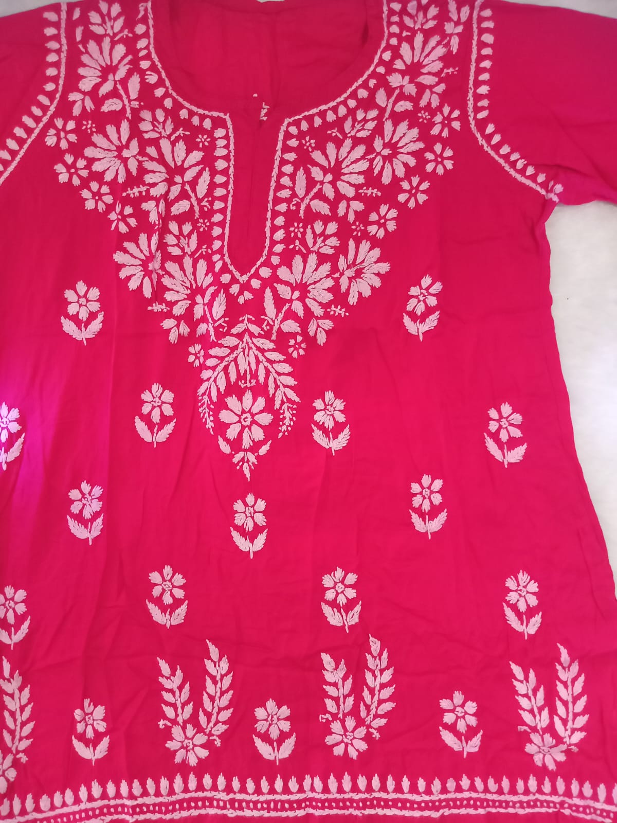 Pink Short Kurti