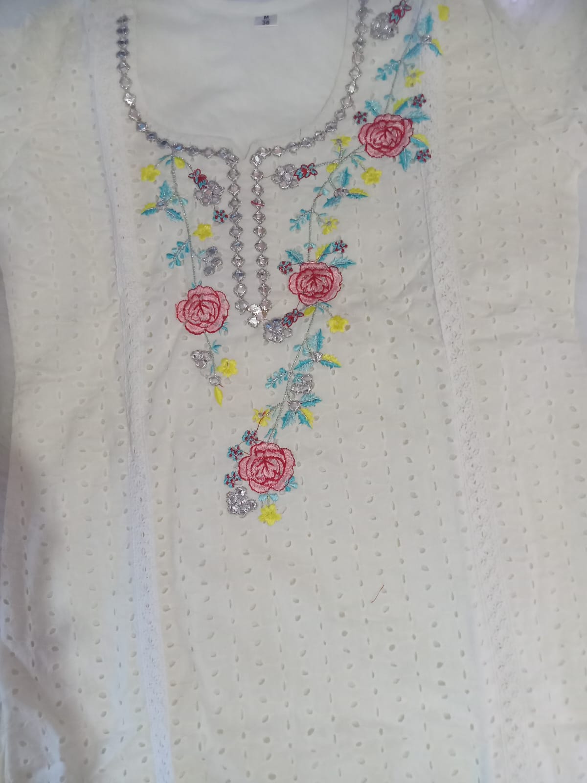 White Kurta  Set with Dupatta