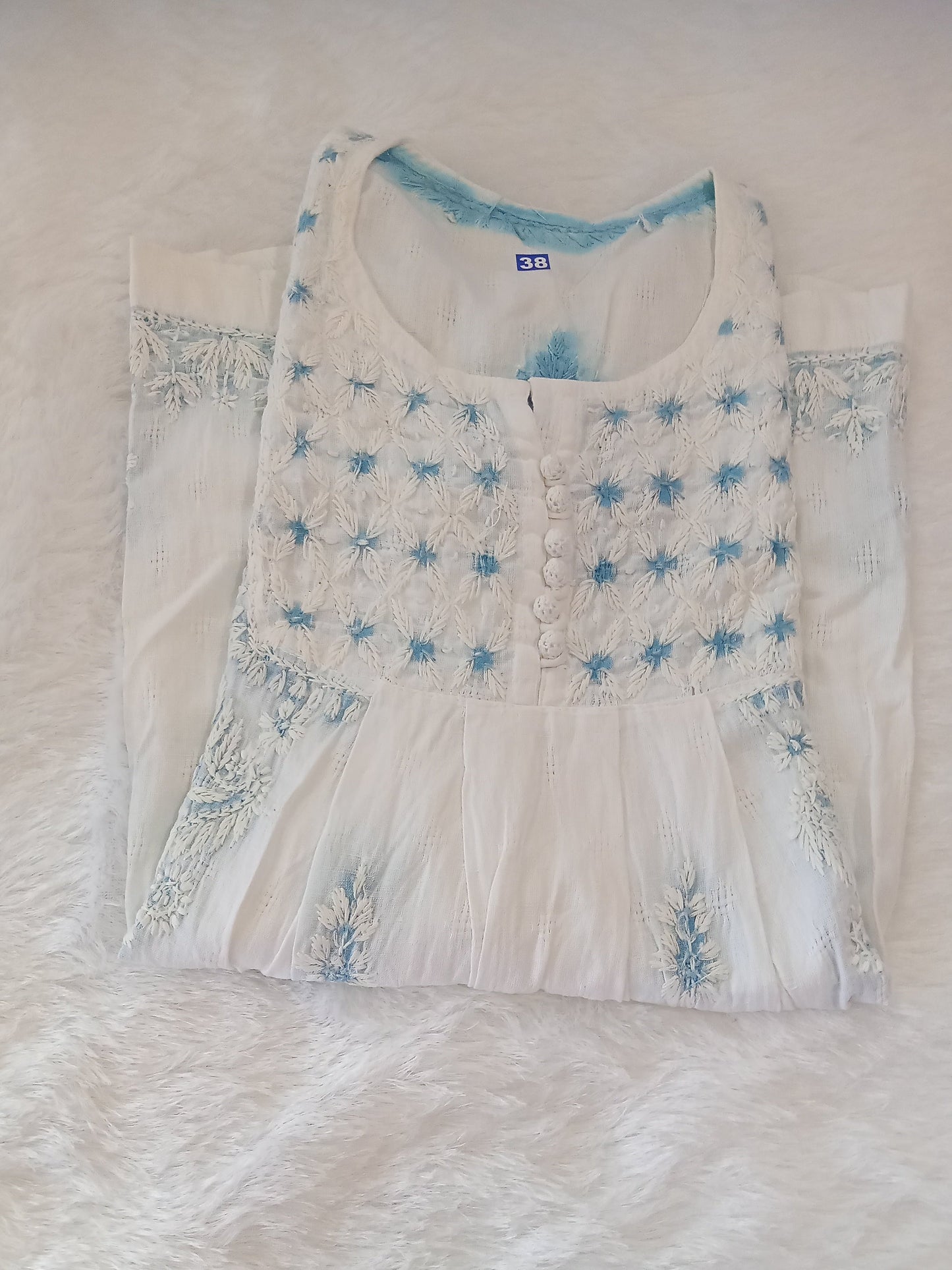 Short Chikankari Kurti